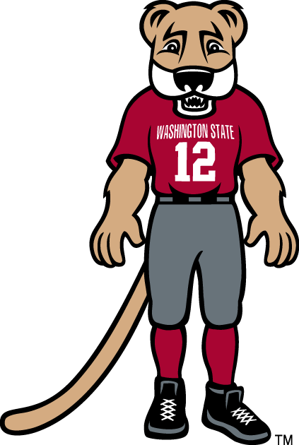 Washington State Cougars 2003-Pres Mascot Logo diy DTF decal sticker